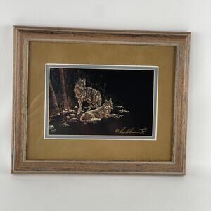 Ron Ukrainetz Fine Art - Non Extinct - Red Wolves - Signed, Framed & Matted